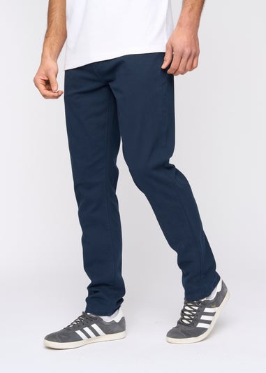 Bewley & Rich Navy Stokland Regular Chinos