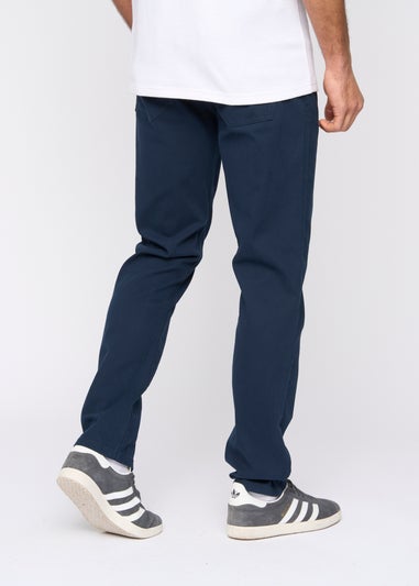 Bewley & Rich Navy Stokland Regular Chinos