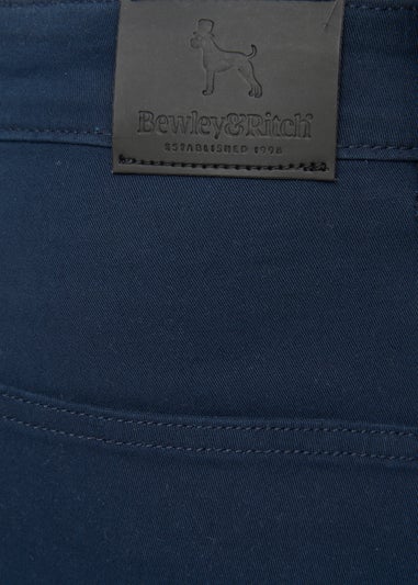 Bewley & Rich Navy Stokland Regular Chinos
