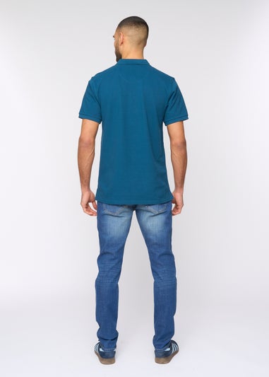 Bewley & Rich Teal Morwell Polo