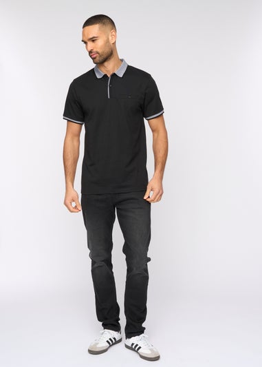 Bewley & Rich Black Eastbrook Polo