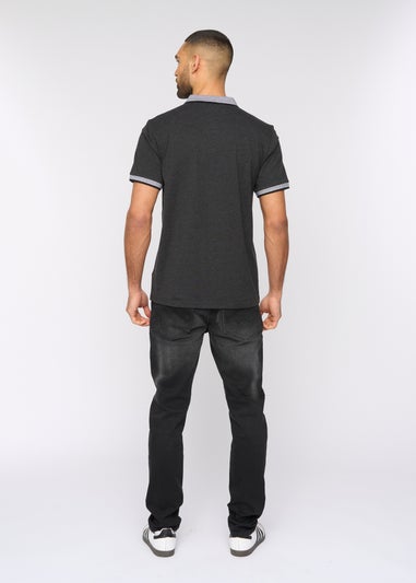 Bewley & Rich Charcoal Marl Eastbrook Polo