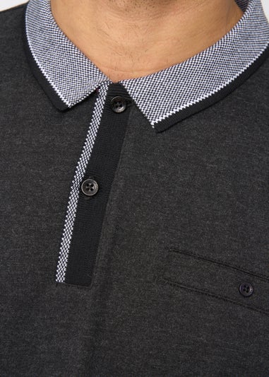 Bewley & Rich Charcoal Marl Eastbrook Polo