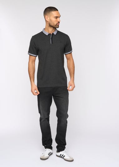 Bewley & Rich Charcoal Marl Eastbrook Polo