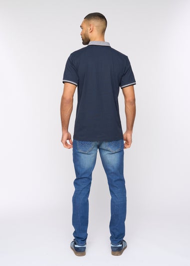 Bewley & Rich Navy Eastbrook Polo
