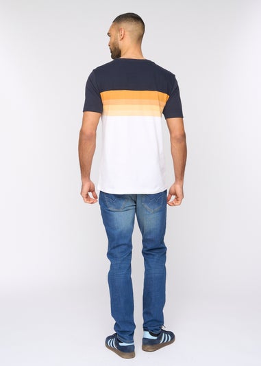 Bewley & Rich Navy/Orange Kemble T-Shirt