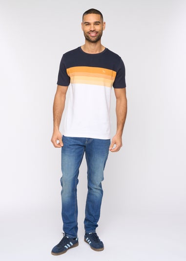 Bewley & Rich Navy/Orange Kemble T-Shirt