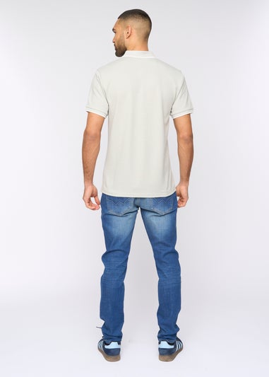 Bewley & Rich Light Grey Elverton Polo