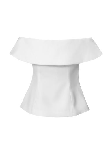 Quiz Cream Bardot Waistcoat