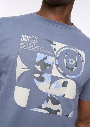 Duck & Cover Dark Denim Camshapes T-Shirt