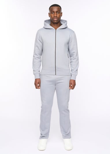 Duck & Cover Steel Blue Chemtars Zip Thru Hoodie