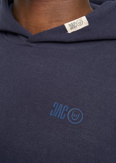 Duck & Cover Dark Navy Hannings Hoodie