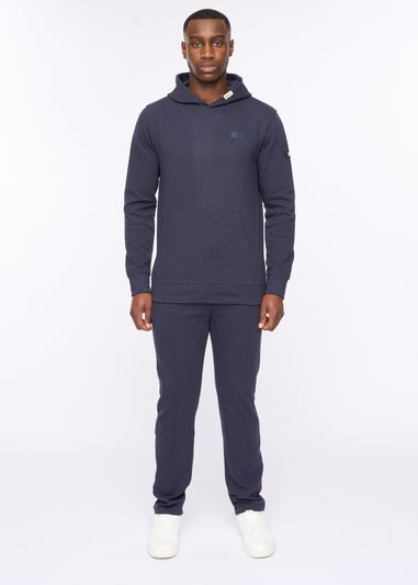 Duck & Cover Dark Navy Hannings Hoodie