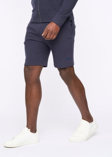 Duck & Cover Dark Navy Hannings Jog Shorts