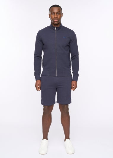 Duck & Cover Dark Navy Hannings Jog Shorts