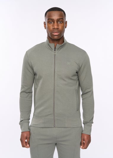 Duck & Cover Olive Hannings Zip Thru Hoodie