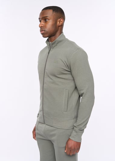 Duck & Cover Olive Hannings Zip Thru Hoodie