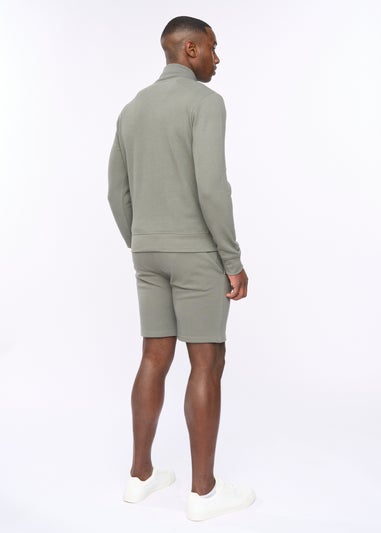 Duck & Cover Olive Hannings Zip Thru Hoodie