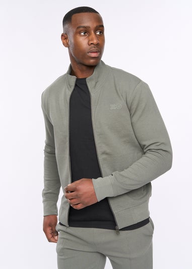 Duck & Cover Olive Hannings Zip Thru Hoodie