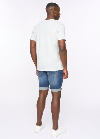Duck & Cover Light Blue Hexocamo T-Shirt