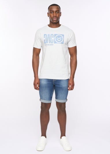 Duck & Cover Light Blue Hexocamo T-Shirt