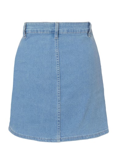 Quiz Blue Denim Mini Skirt