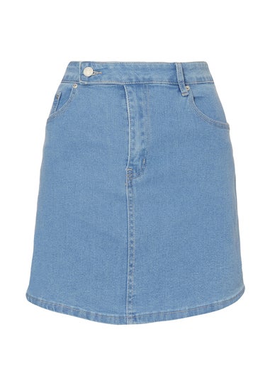 Quiz Blue Denim Mini Skirt