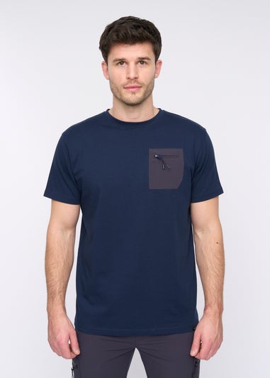 Duck & Cover Navy Puretor T-Shirt