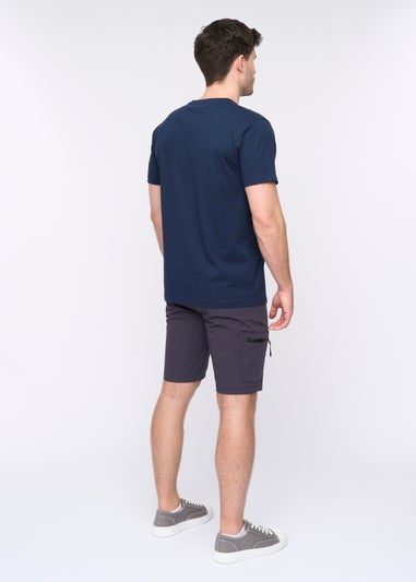 Duck & Cover Navy Puretor T-Shirt