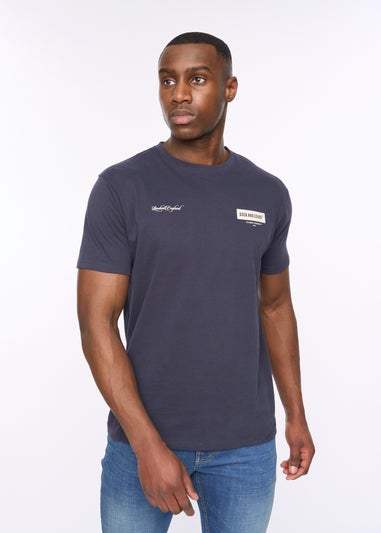 Duck & Cover Navy Mersak T-Shirt