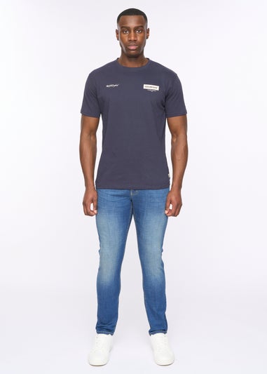 Duck & Cover Navy Mersak T-Shirt