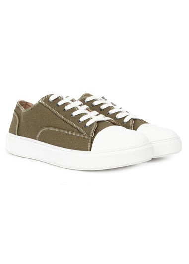 Duck & Cover Khaki Nesta Trainers