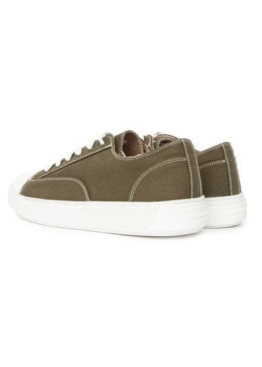 Duck & Cover Khaki Nesta Trainers