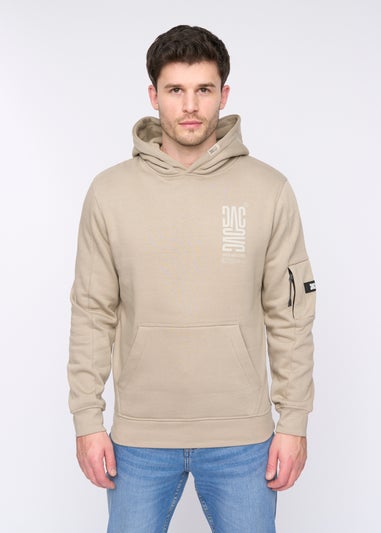 Duck & Cover Light Pebble Tremake Hoodie