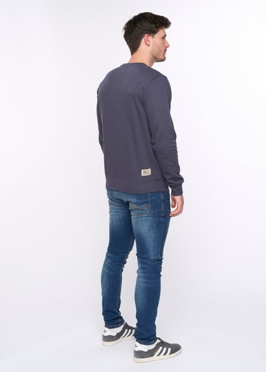 Duck & Cover Dark Navy Trenforth Crew Sweat