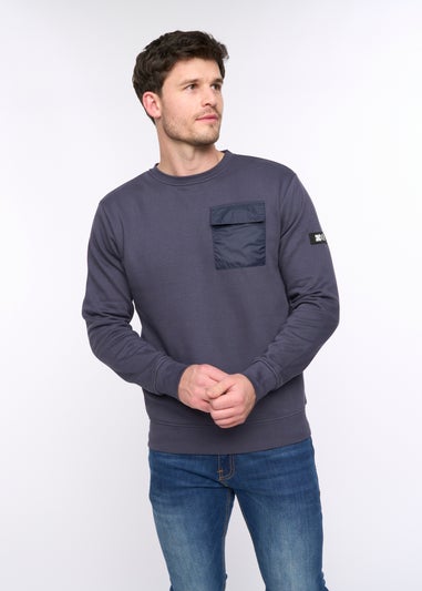 Duck & Cover Dark Navy Trenforth Crew Sweat