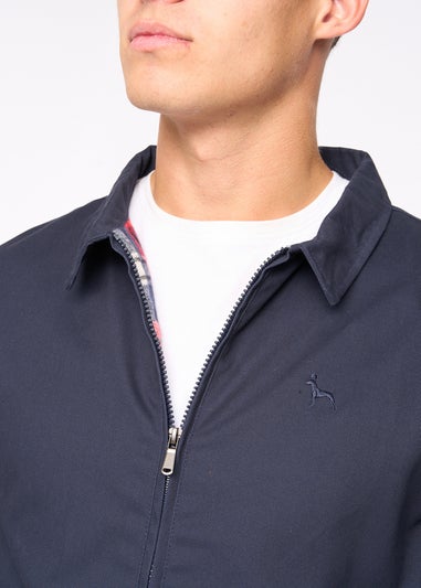 Bewley & Rich Navy Dartmoore Harrington Twill Jacket
