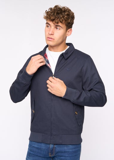 Bewley & Rich Navy Dartmoore Harrington Twill Jacket