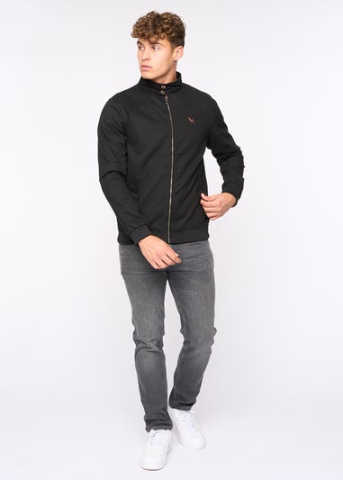 Bewley & Rich Black Tavistock Harrington Jacket