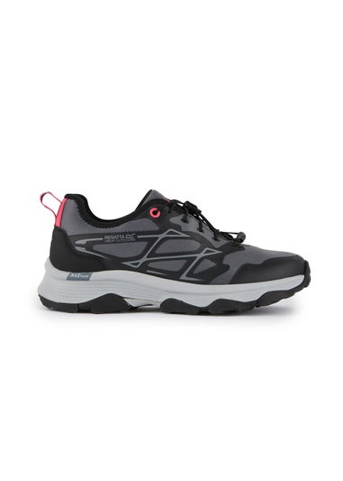 Regatta Seal Grey Peach Bloom Blaze Water Repellent Trainers