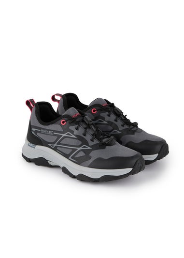 Regatta Seal Grey Peach Bloom Blaze Water Repellent Trainers