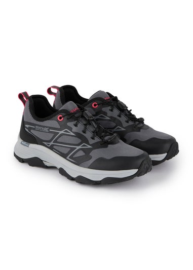 Regatta Seal Grey Peach Bloom Blaze Water Repellent Trainers
