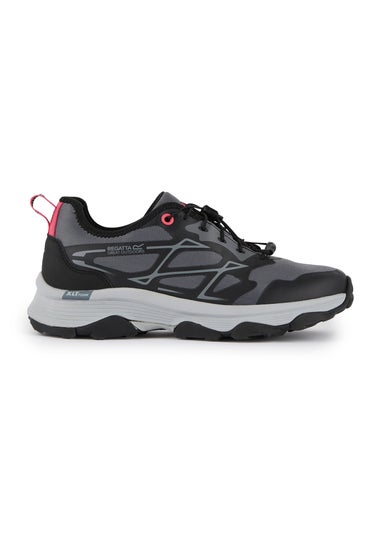 Regatta Seal Grey Peach Bloom Blaze Water Repellent Trainers