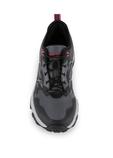 Regatta Seal Grey Peach Bloom Blaze Water Repellent Trainers