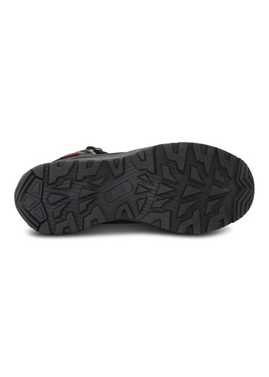 Regatta Black/Red Amble Water Repellent Walking Boots