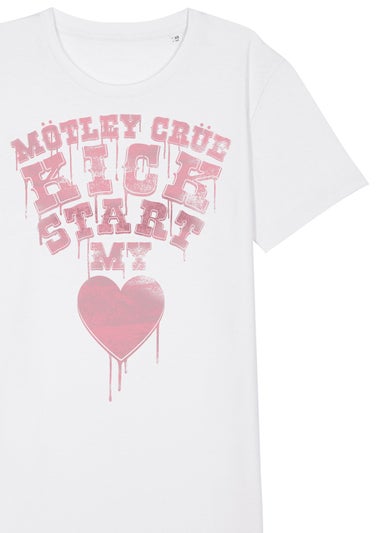 Motley Crue My Heart White Music Nightdress