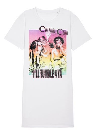 Culture Club Tumble Ya White Music Nightdress