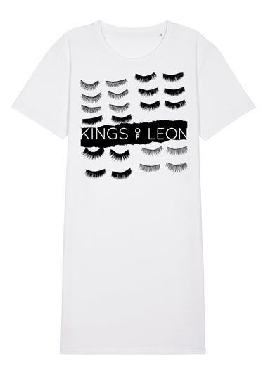 Kings Of Leon Eyelashes White Music Nightdress