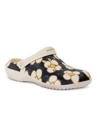 Regatta Spinning Flower Black Orla Clogs