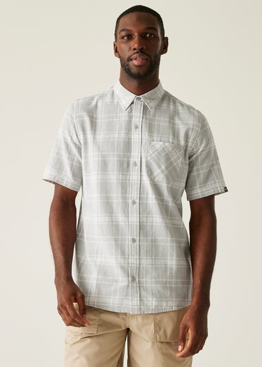 Regatta Silver Grey Check Loran Shirt